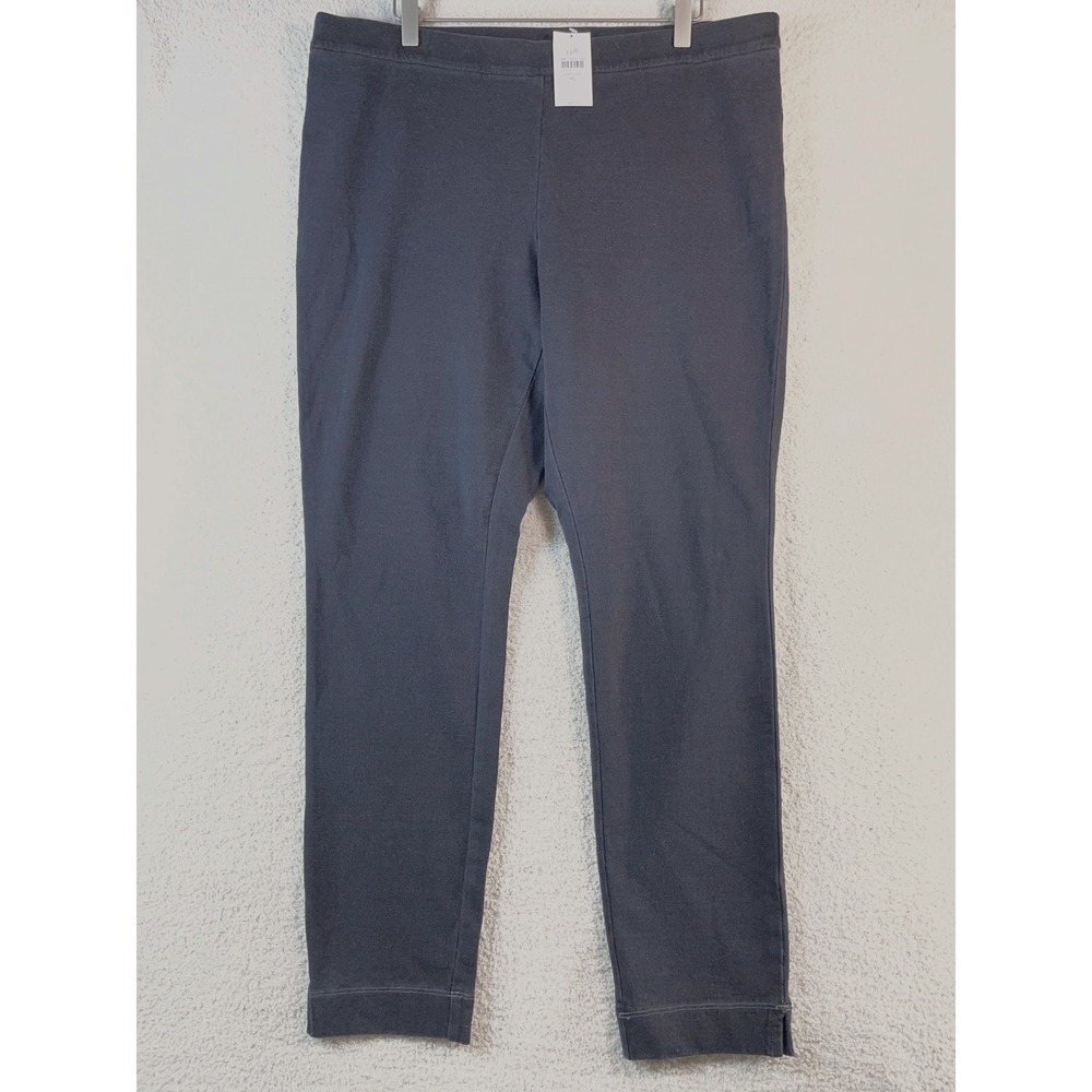 nwt pure jill moon wash slim pull-on pants XL soft comfort minimalist lagenlook